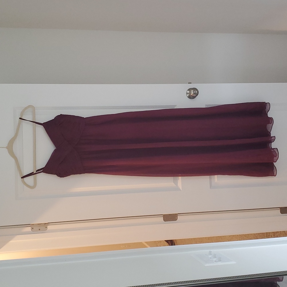 Size Small Burgundy Brigitte BHLDN Bridesmaid Dress